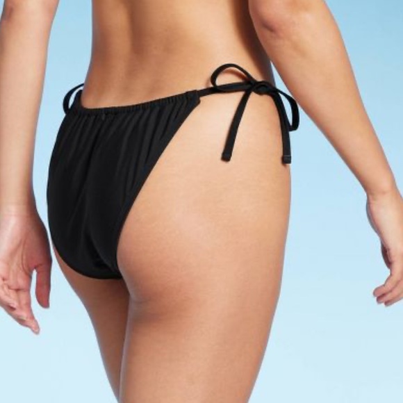BLACK BIKINI BOTTOMS - Picture 2 of 5
